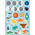 Kids solar system activity kit with stickers and colouring