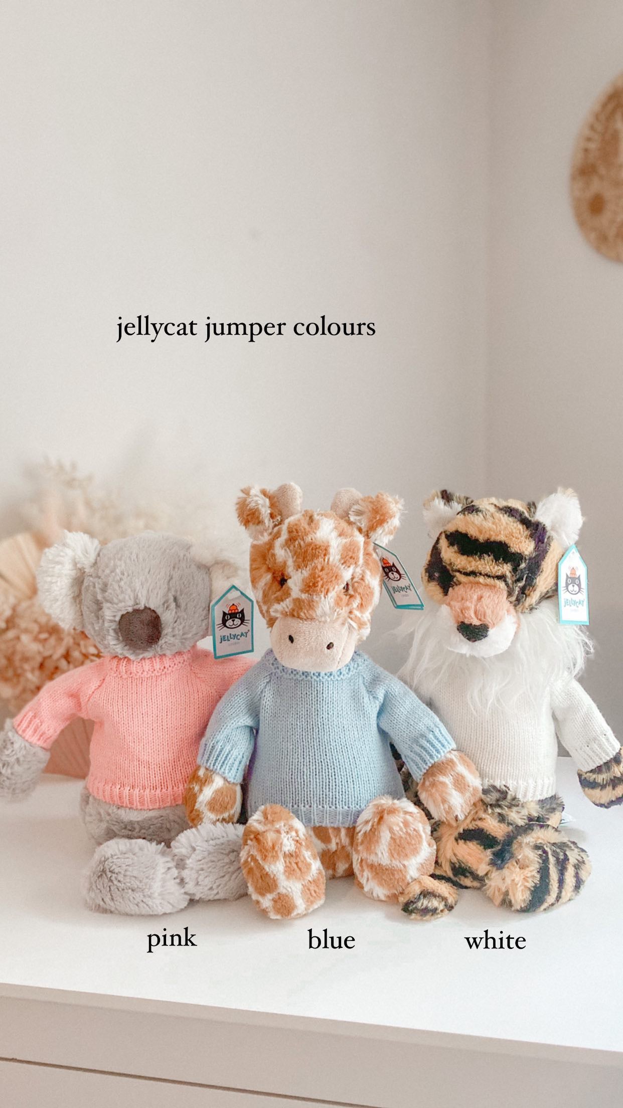 Personalised Medium Plush Baby Blue Jumper - Ellsworth