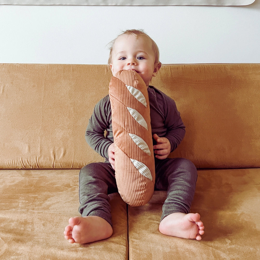 Baguette Tummy Time Pillow - Little Lamb Kind