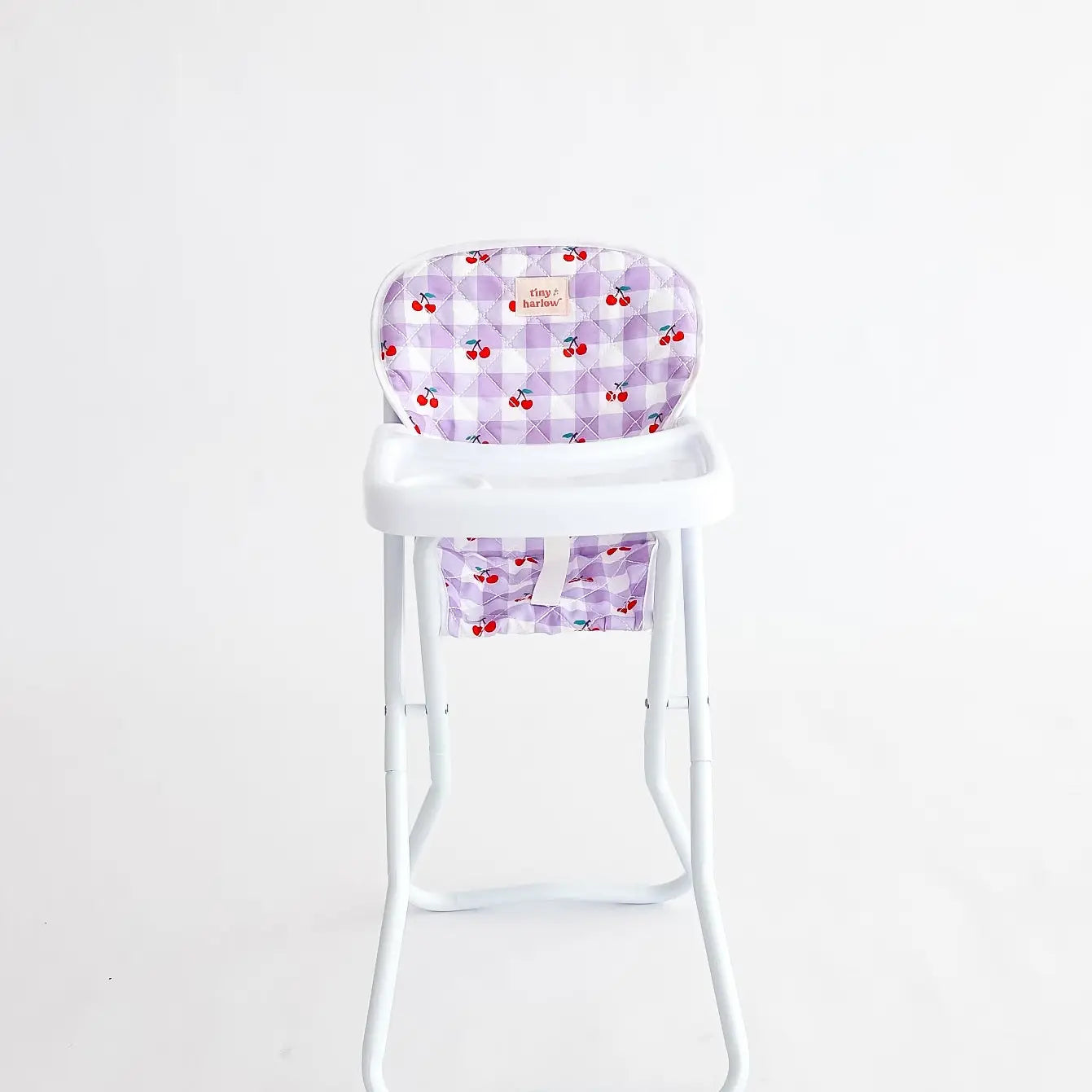 Doll Highchair | Cherry Gingham