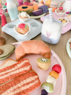 Bacon + Eggs Breakfast Set Felt Food - Tara Treasures