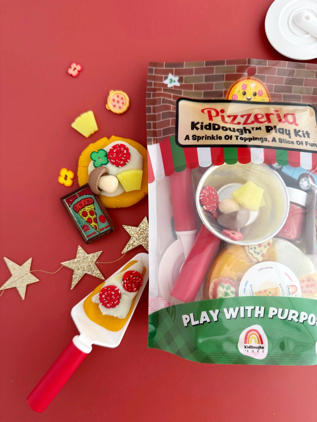 Pizzeria Playdough Kit - Earth Grown KidDoughs