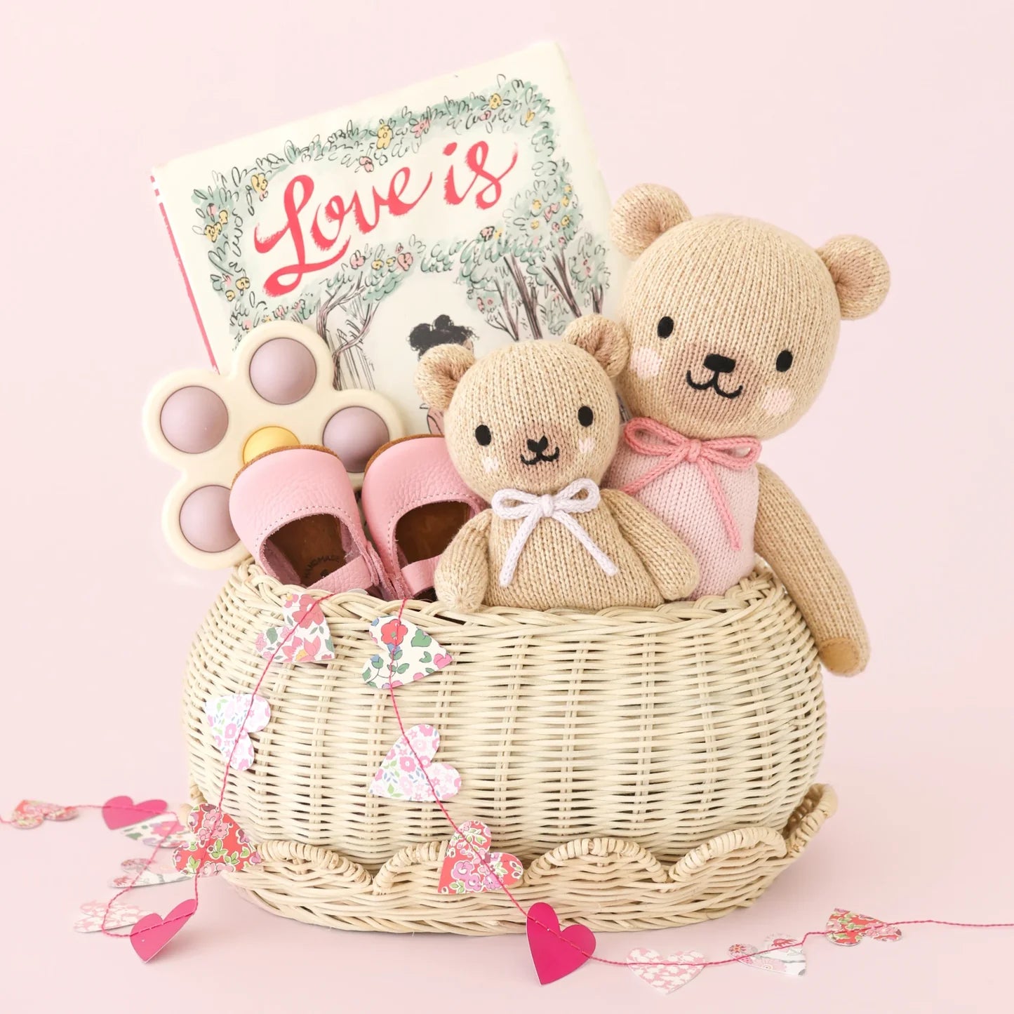Baby Honey Bear (lavender bow) - Cuddle+Kind