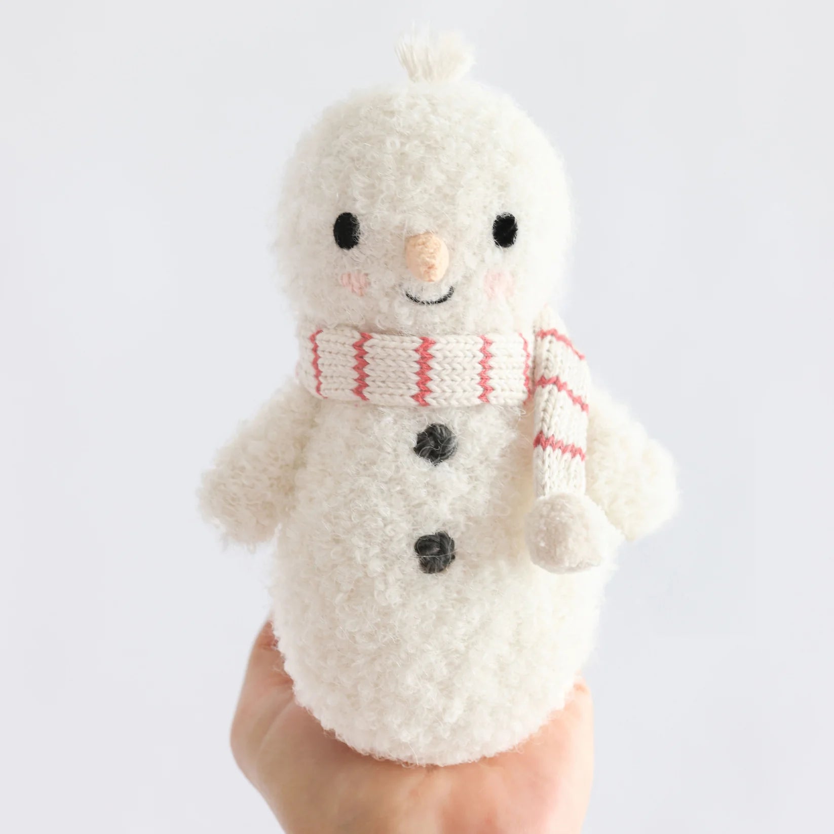 Baby Snowman (candy cane) - Cuddle+Kind