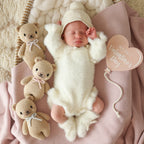 Baby Honey Bear (lavender bow) - Cuddle+Kind