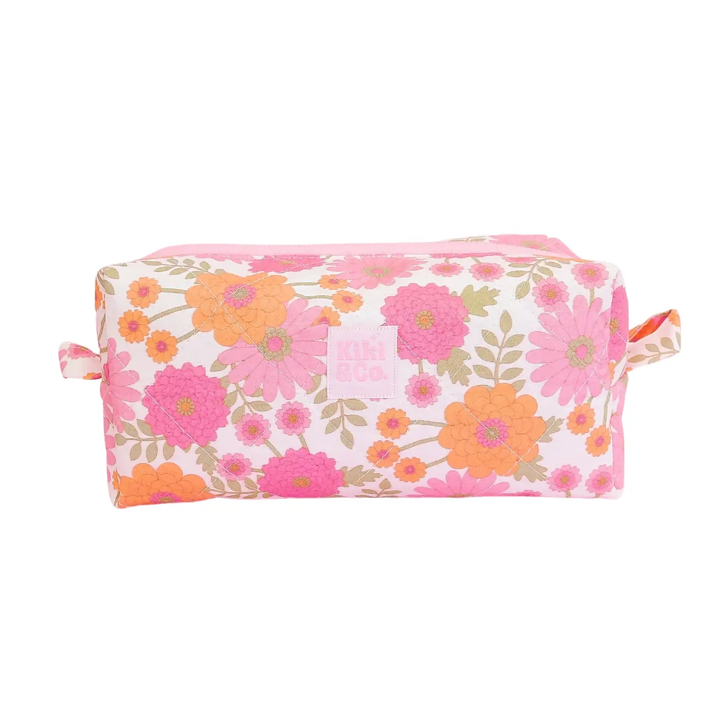Quilted Makeup Bag | Vintage Floral