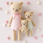 Baby Honey Bear (lavender bow) - Cuddle+Kind