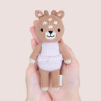 Tiny Violet deer doll for imaginative play