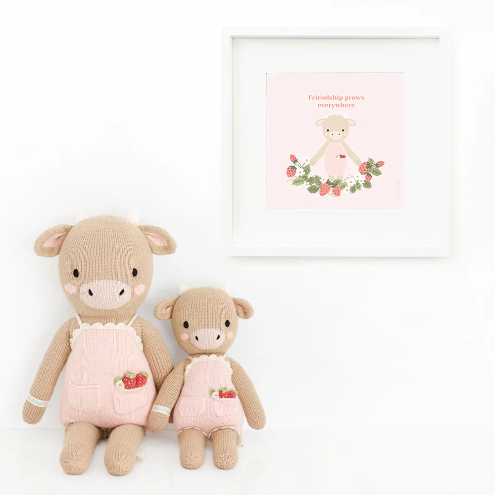 Ava the Cow (pwder pink) - Cuddle+Kind