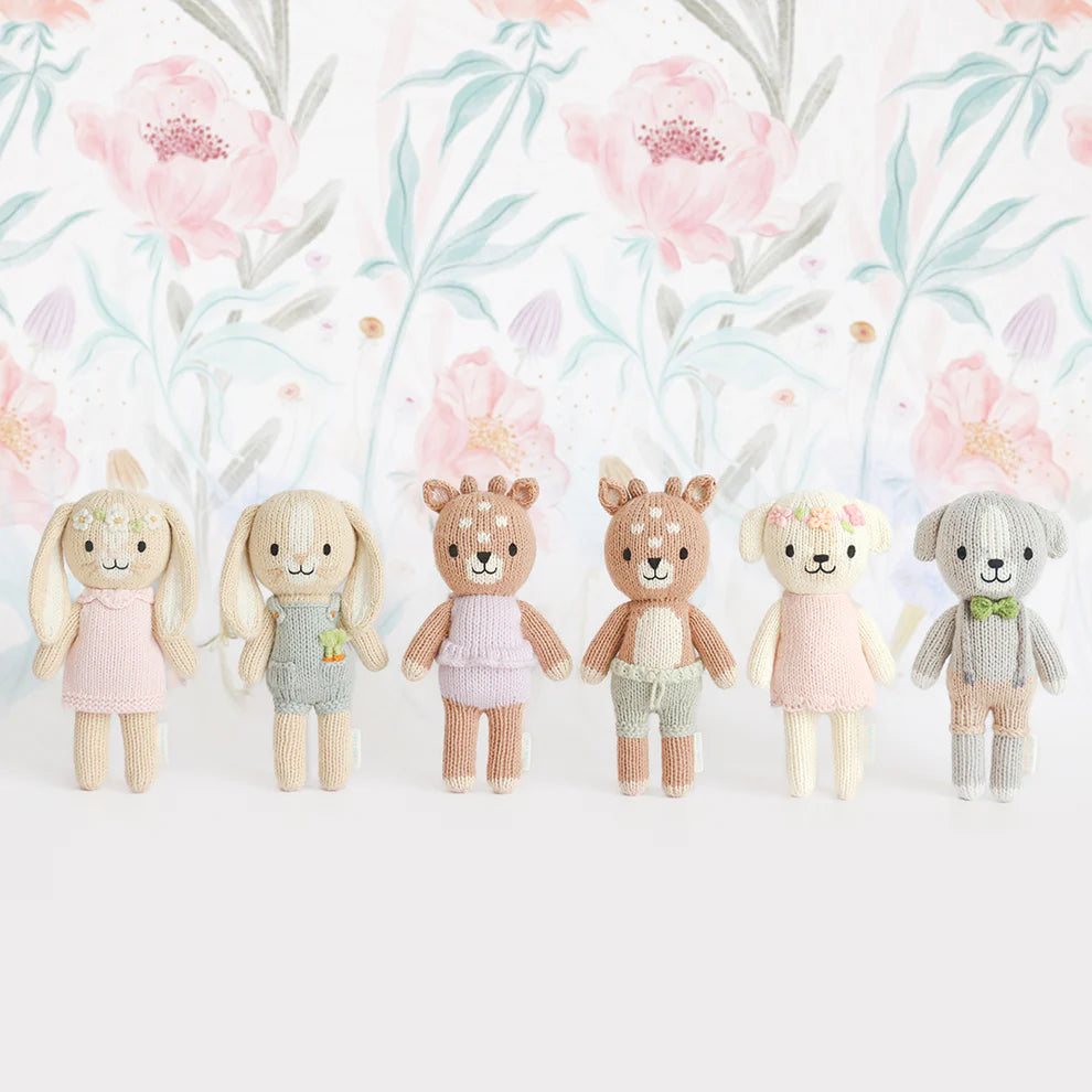Cuddle + Kind Tiny Violet woodland fawn doll