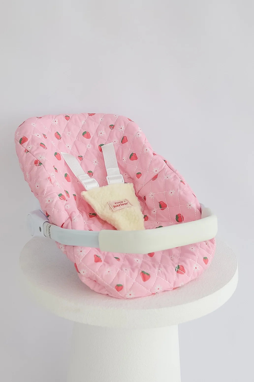 Strawberry Picnic Baby Dolls Car Seat Capsule - Tiny Harlow