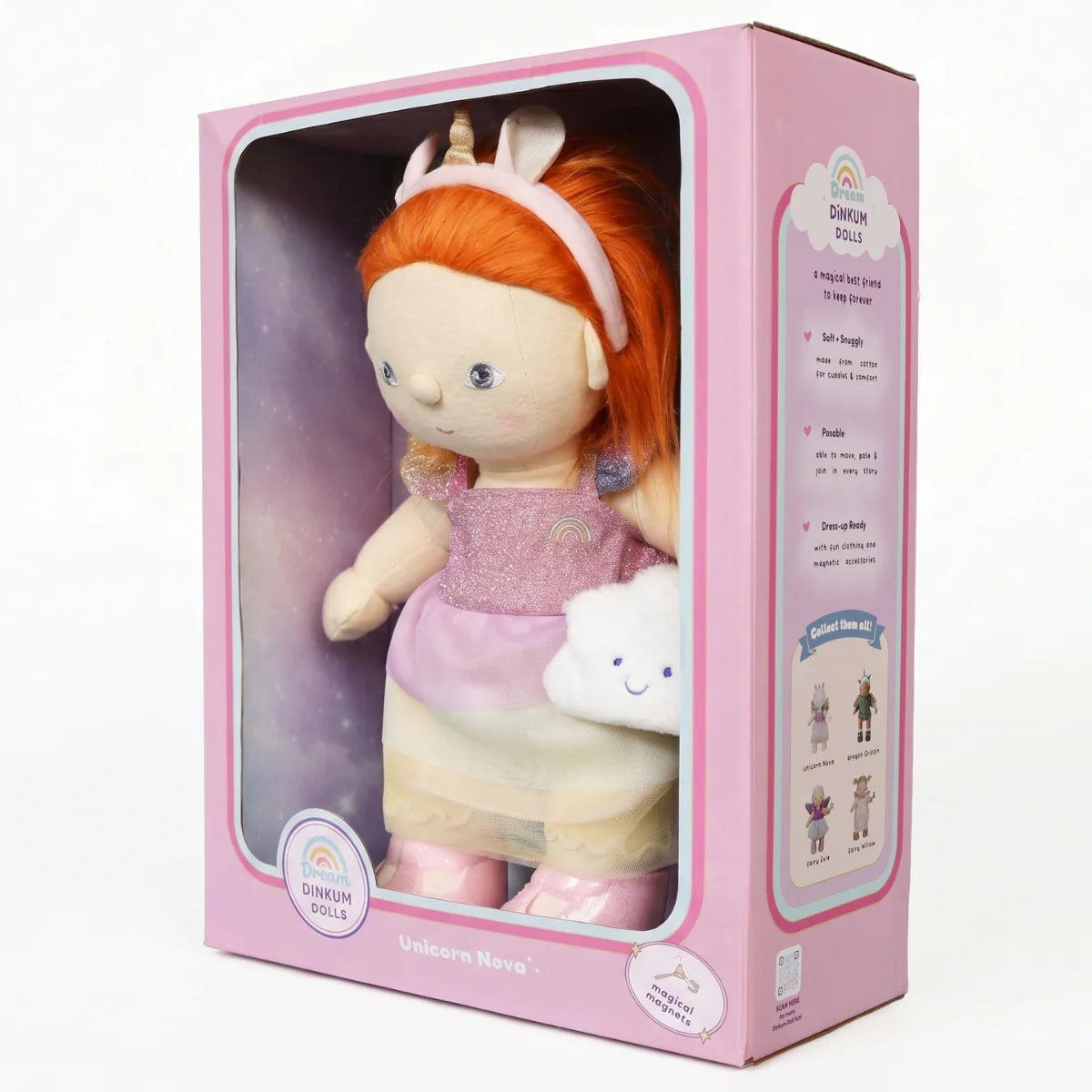 Dream Unicorn Nova Dinkum Doll - Olli Ella