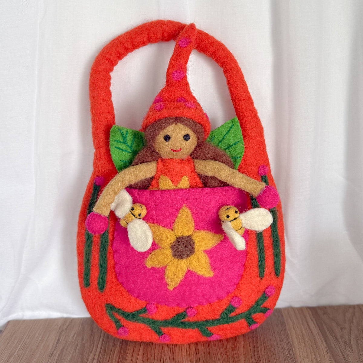 Solstice Felt Bag & Fairy - Himalayan Felt Co