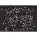 Unicorn themed arts and crafts activity set for children