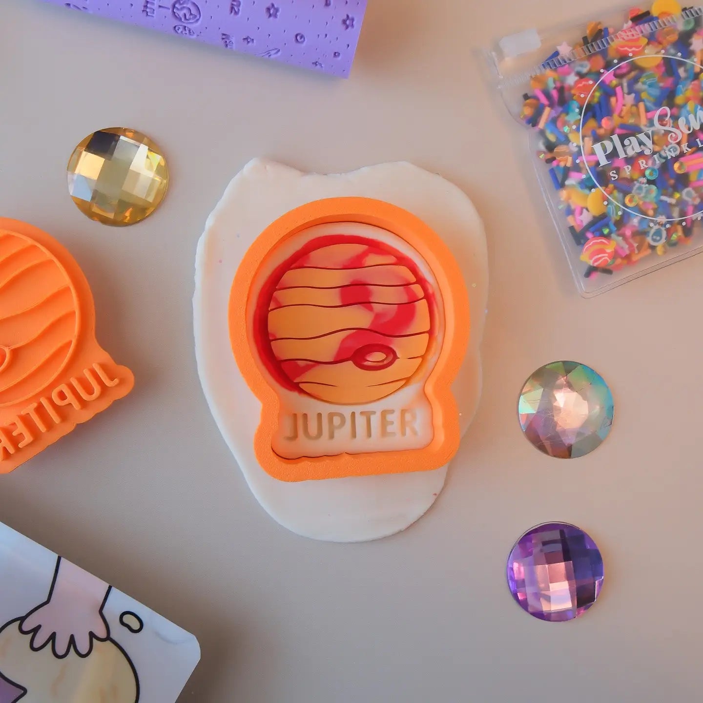 Jupiter Planet Stamp & Cutter - Playsense