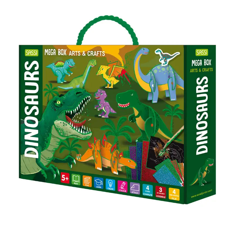 Mega Dinosaurs Activity Box by Sassi Arts & Crafts