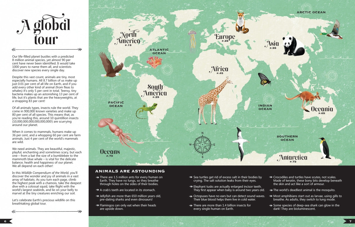 Wildlife Compendium of the World - Tania McCartney
