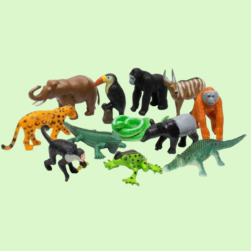Rainforest Animal Mini Figurines  – Wild Republic