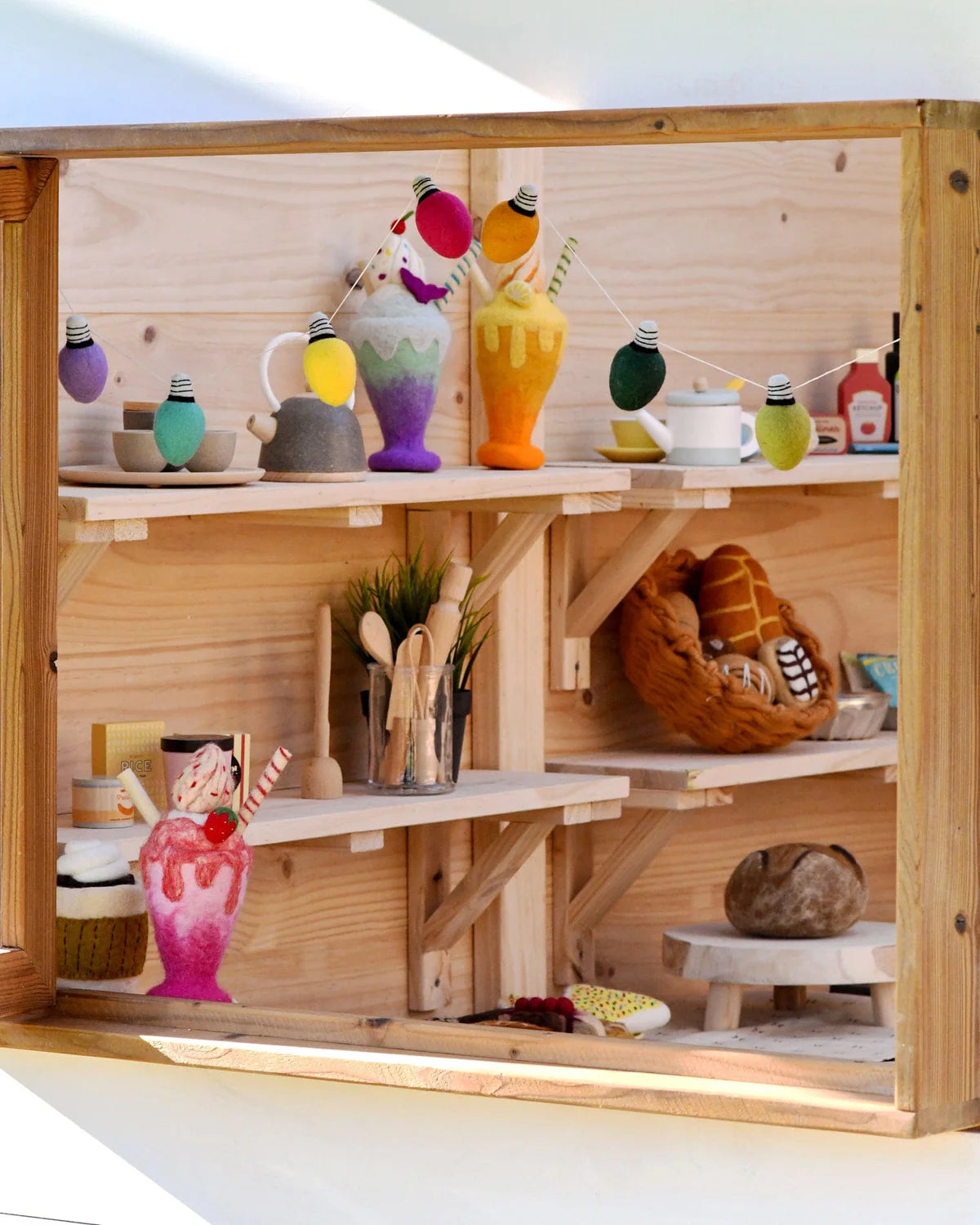 Strawberry Milkshake Felt Play - Tara Treasures