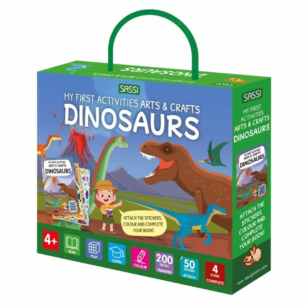 Dinosaurs Sticker & Activity Kit by Sassi Arts & Crafts