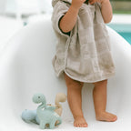 Sage dinosaur dragon teether for babies by Winnie Parkes