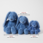 Cobalt Blue Medium Bunny - Jiggle & Giggle