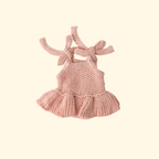 Variegated Pink Dolls Vintage Tutu Romper  - Nicci & Lu