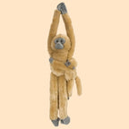 Common Langur Monkey Mum & Baby Detachable Plush Duo - Wild Republic