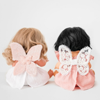 Ballet Pink Velvet Dolls Fairy Wings - Nicci & Lu