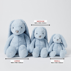 Pale Blue Medium Bunny - Jiggle & Giggle