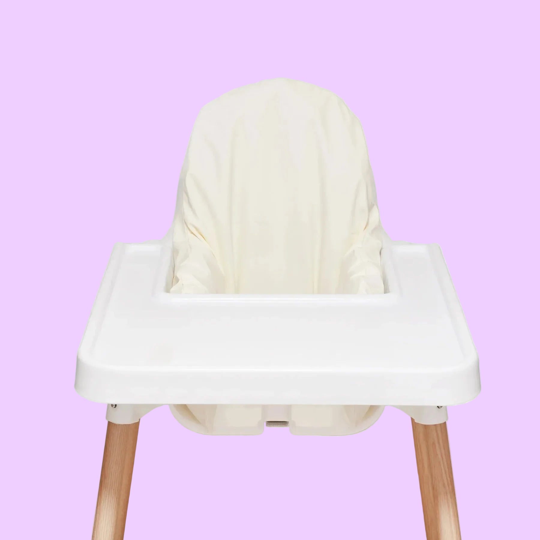 Vanilla Cream  Highchair Cushion Cover - Nibble & Rest