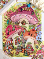 Mushroom Library 1000 Piece Jigsaw Puzzle – Reverie Puzzles