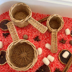 Rattan Measuring Cups Set - Playtisserie