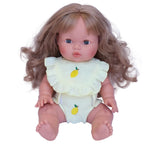 Lemon Dolls Frilled Bib & Diaper Set - SALLI Collective