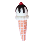 Dipped Chocolate Cherry Ice-Cream Cone Felt Food - Juni Moon