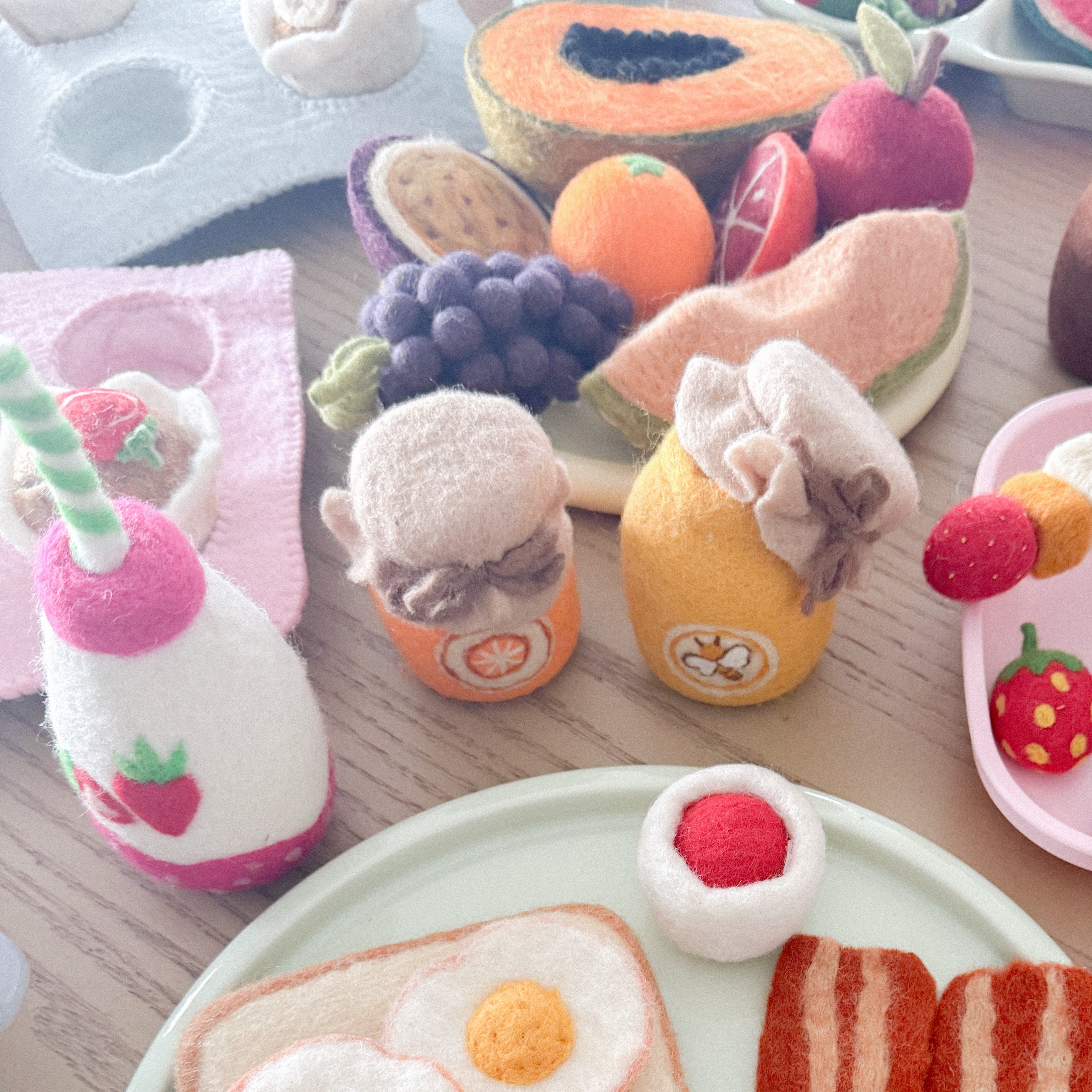 Strawberry Fruit Juice Felt Play - Tara Treasures