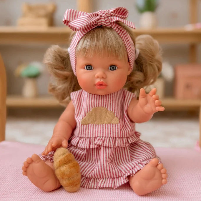 Croissant Stripe Dolls Outfit Set - SALLI Collective