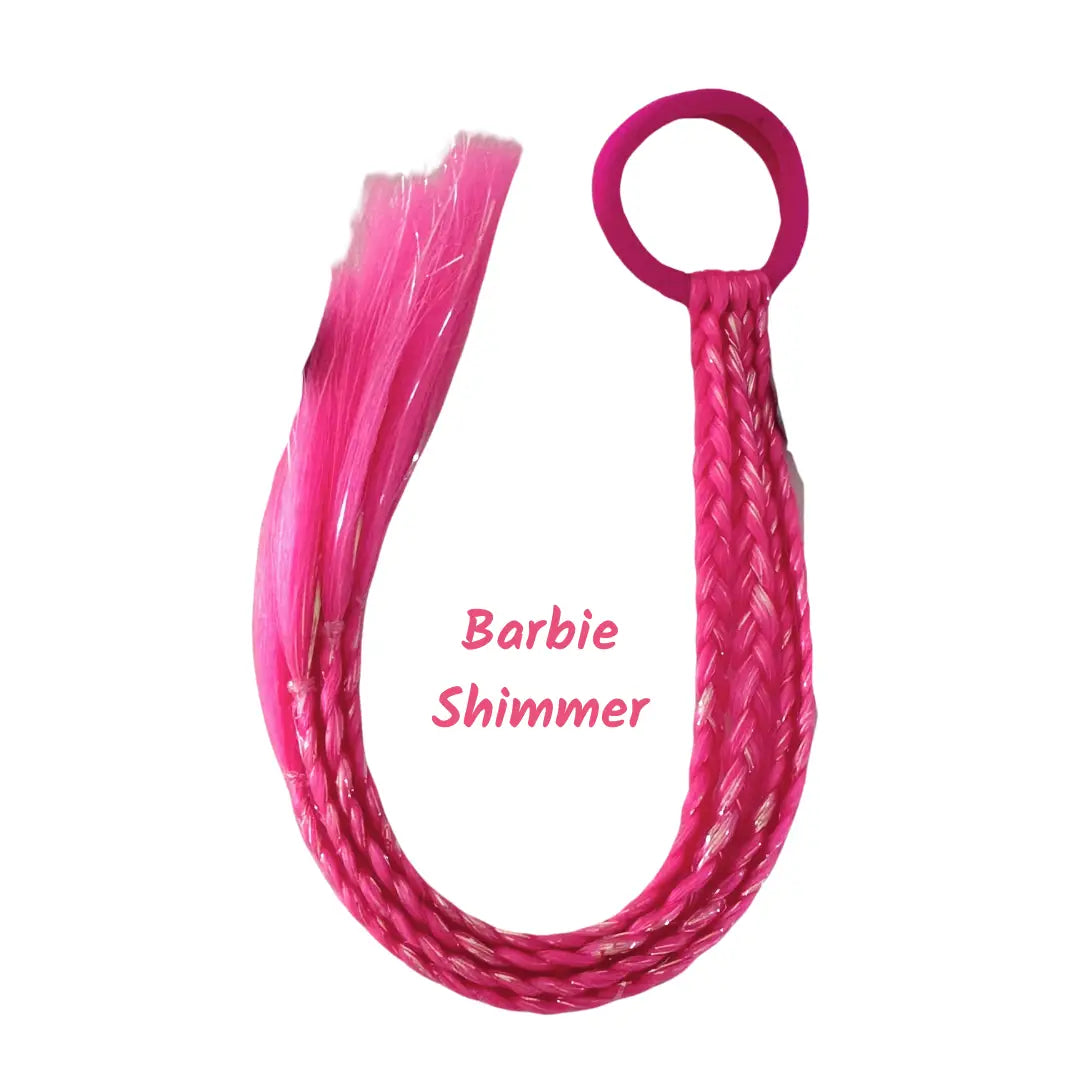 Mini Plaited Ponytail Extension | Barbie Shimmer | 12"
