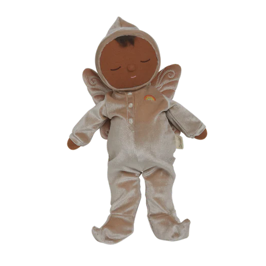 Fairy Ada Pearl Dozy Dinkum doll lying down soft fairy toy