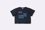 Navy Mum, Mud & Monster Trucks T-Shirt - BBOBBIE