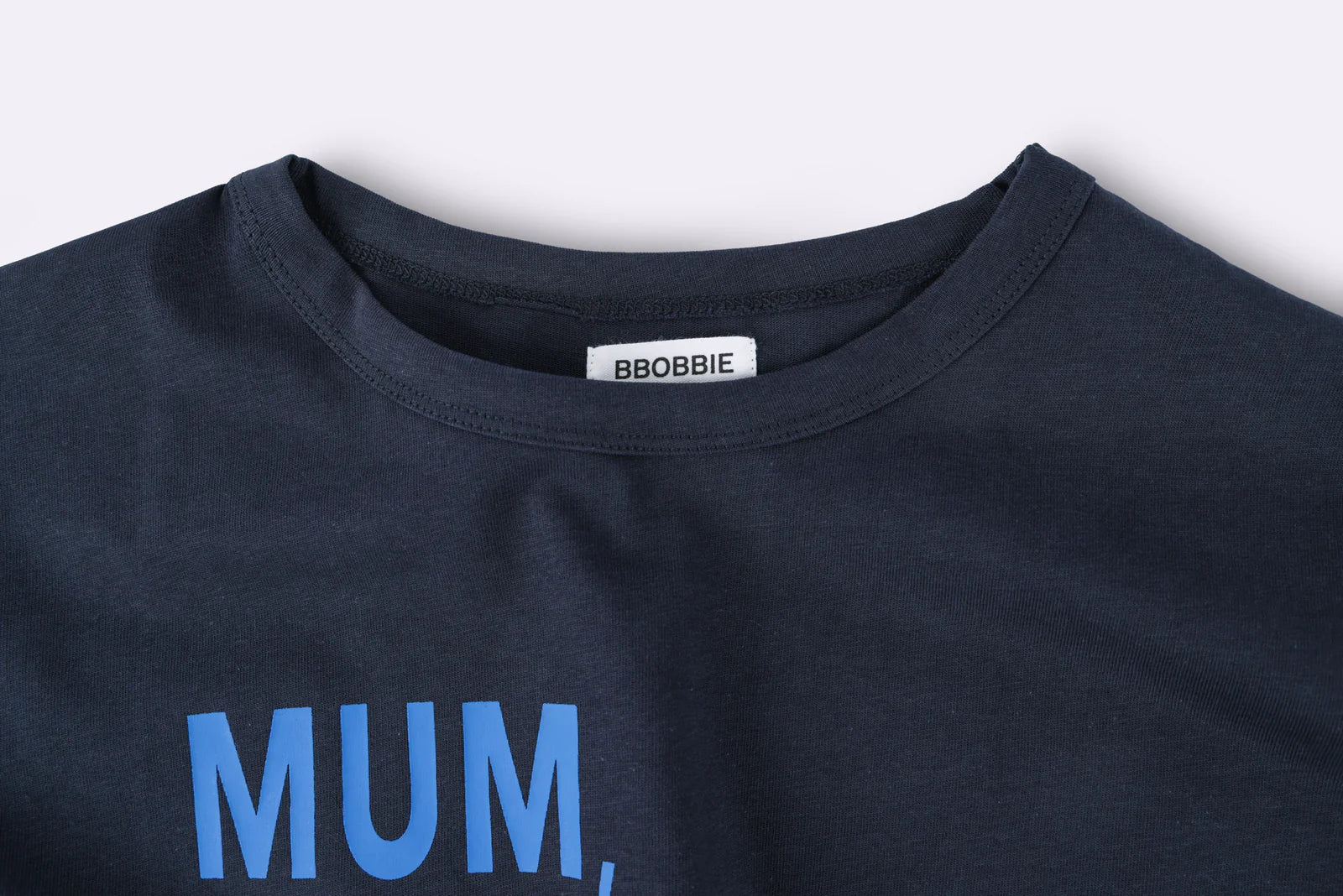 Navy Mum, Mud & Monster Trucks T-Shirt - BBOBBIE