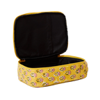 insulated lunch bag open showing easy clean lining