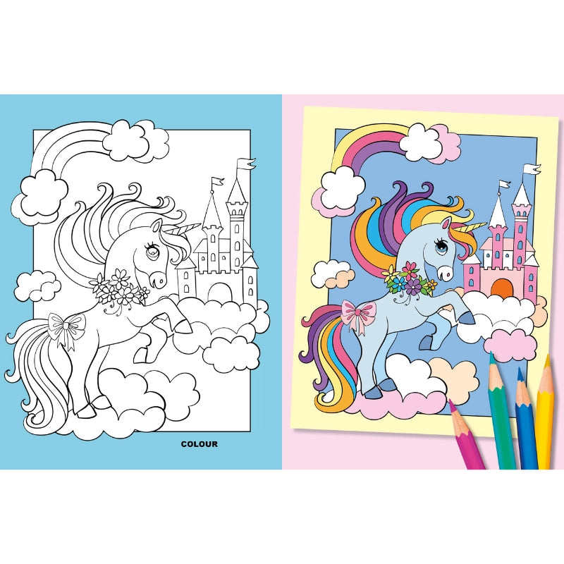 Fantasy craft box for kids with unicorn activities