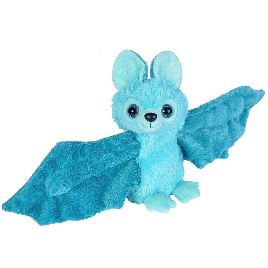 Wild Republic Huggers blue bat snap band plush toy

