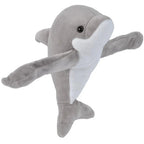 Wild Republic Huggers dolphin snap band plush toy
