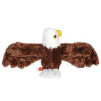 Bald eagle stuffed toy snap band for kids