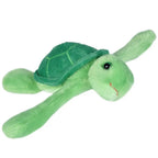 Wild Republic sea turtle plush wrapped around wrist
