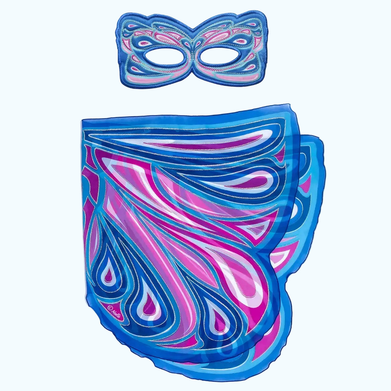 Fortune Fairy Wings & Mask Set - Dreamy Dress Ups