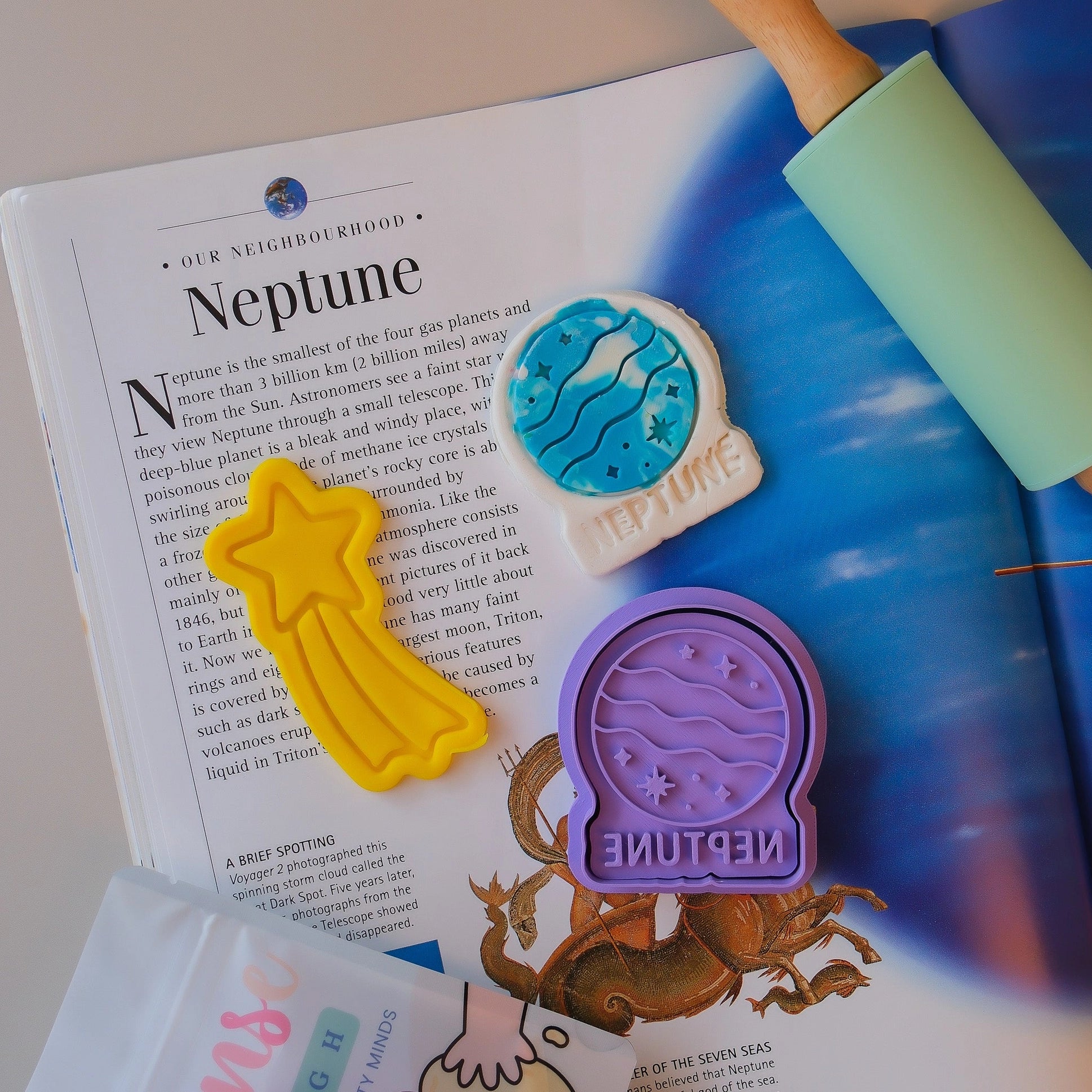 Neptune Planet Stamp & Cutter - Playsense