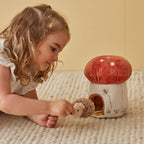 Mushroom House w/ Hedgehog Plush Toy - Jiggle & Giggle